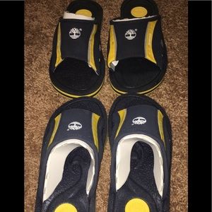 Kids timberland slip ons